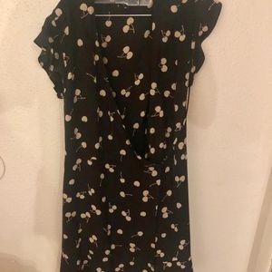 Cherry Wrap Dress